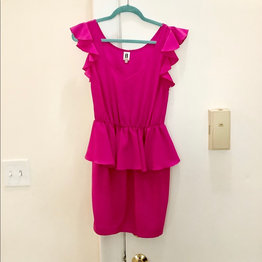 A New York Peplum Pink Dress